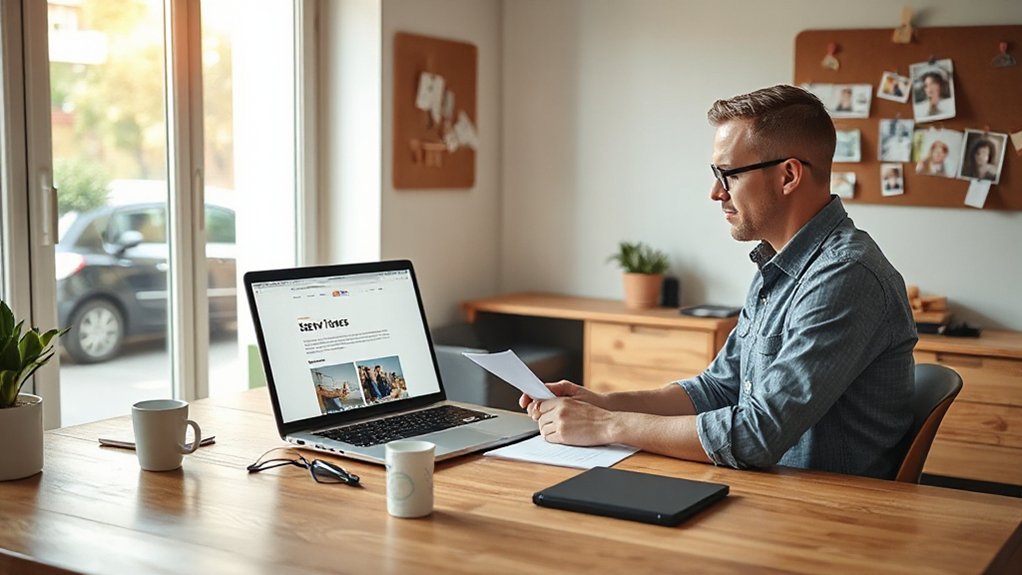 create optimized service landing pages