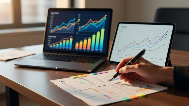 monthly business performance metrics