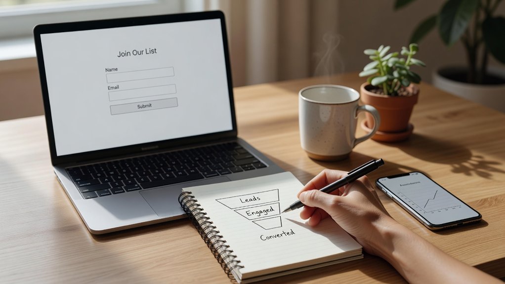 organic email list building